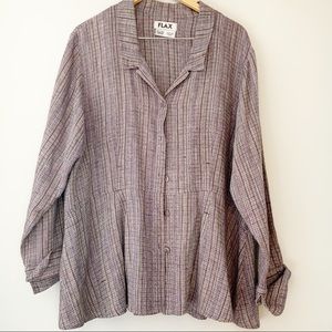 Gorgeous FLAX Button Down Shirt